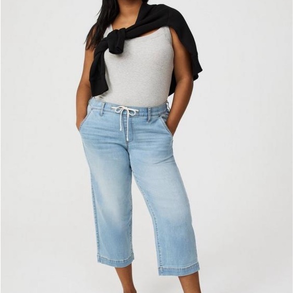 Cropped wide leg Women's Jeans - Picture 1 of 1